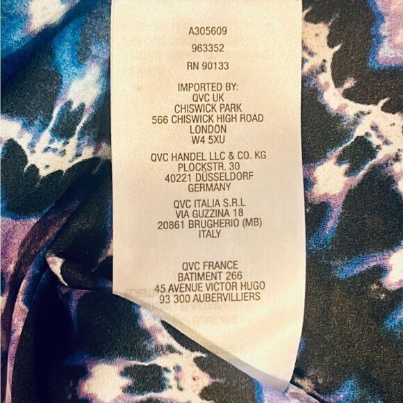 NWOT Bob Mackie Poncho Style Blouse Sz 1X - Picture 8 of 9